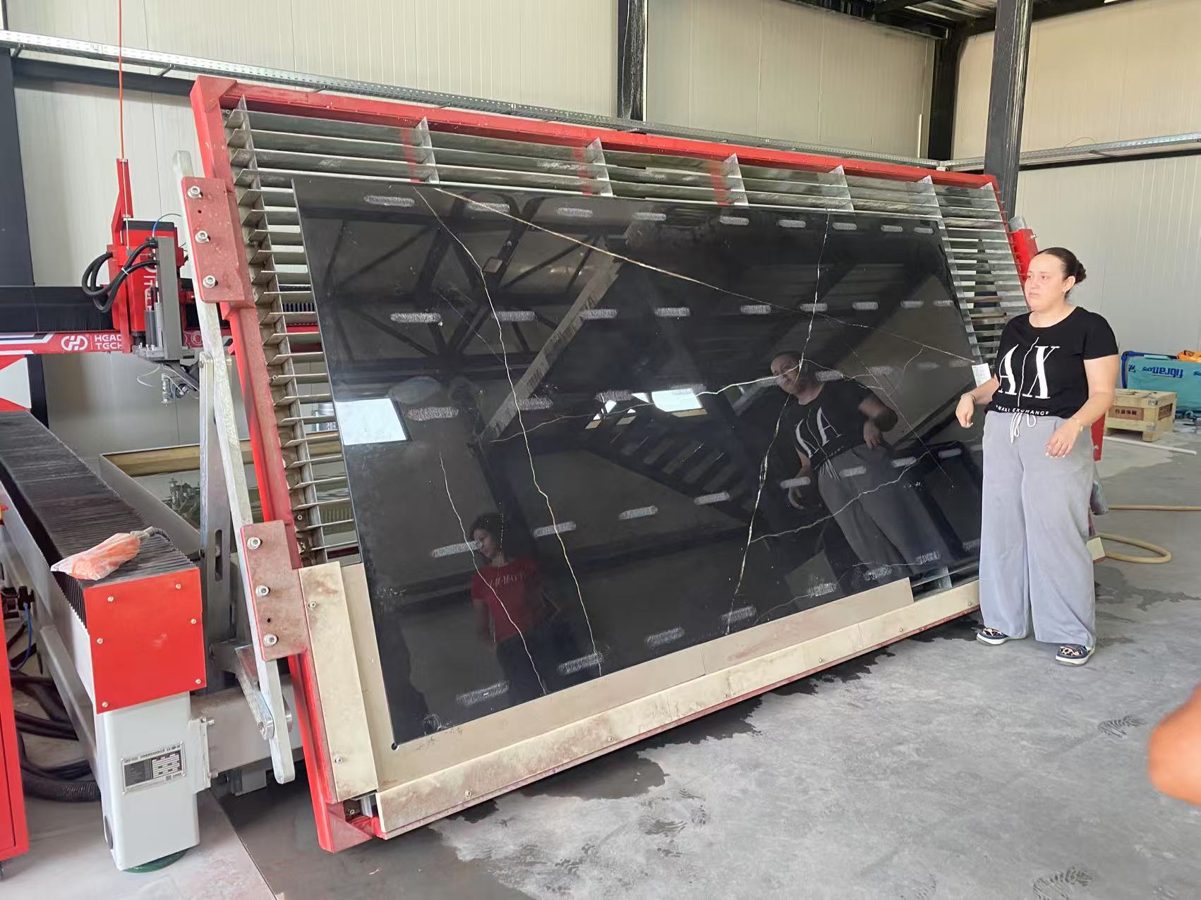 waterjet cutting machine máquina de corte de chorro de agua