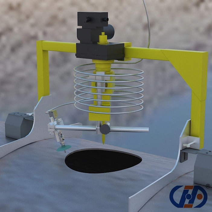 Máquina de corte por chorro de agua portátil a prueba de explosiones 