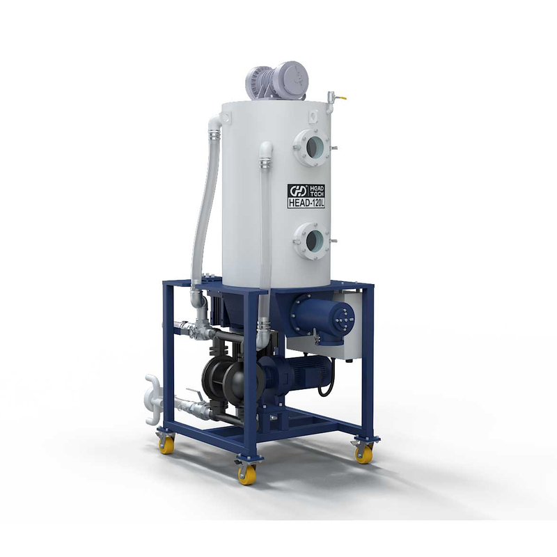 Sistema de extracción de arena vacía de la máquina de corte de chorro de agua 