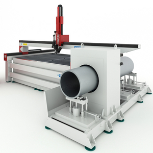 Placa de corte de agua de la cabeza y máquina integrada de tubería