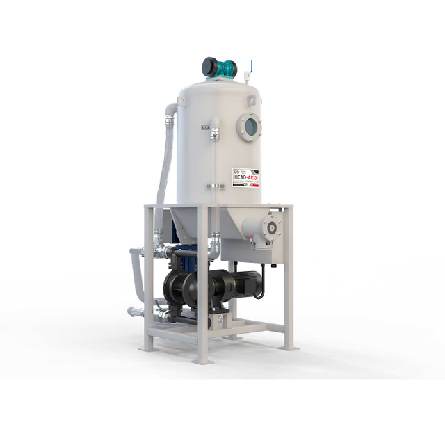 Sistema de extracción de arena vacía de la máquina de corte de chorro de agua 
