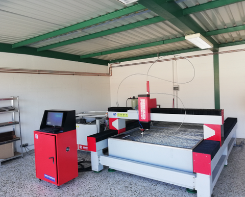 Precios de la máquina de corte por chorro de agua de pórtico de cabeza pequeña